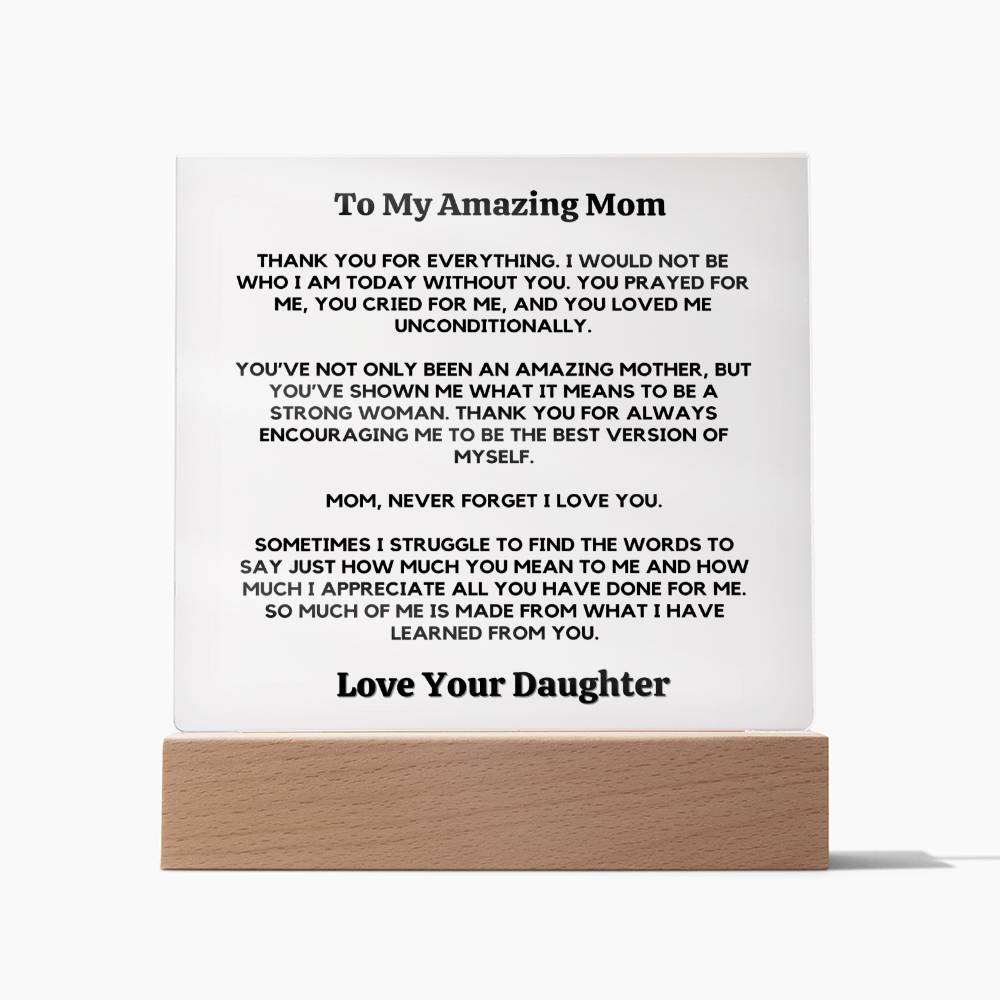 Thank You Mom