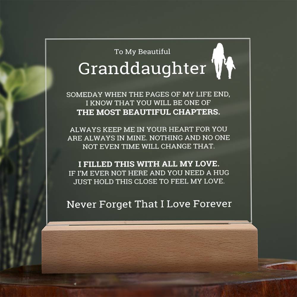 My Dear Granddaughter