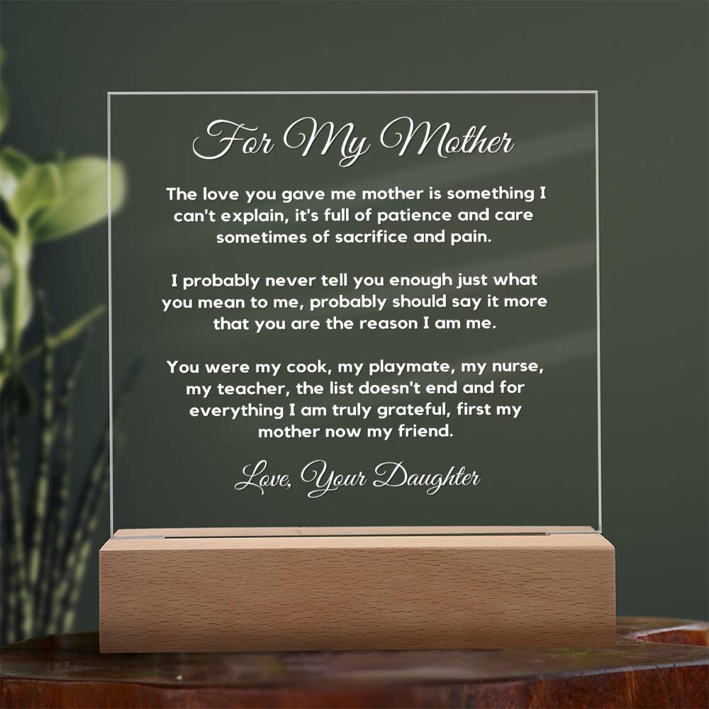 For My Mother