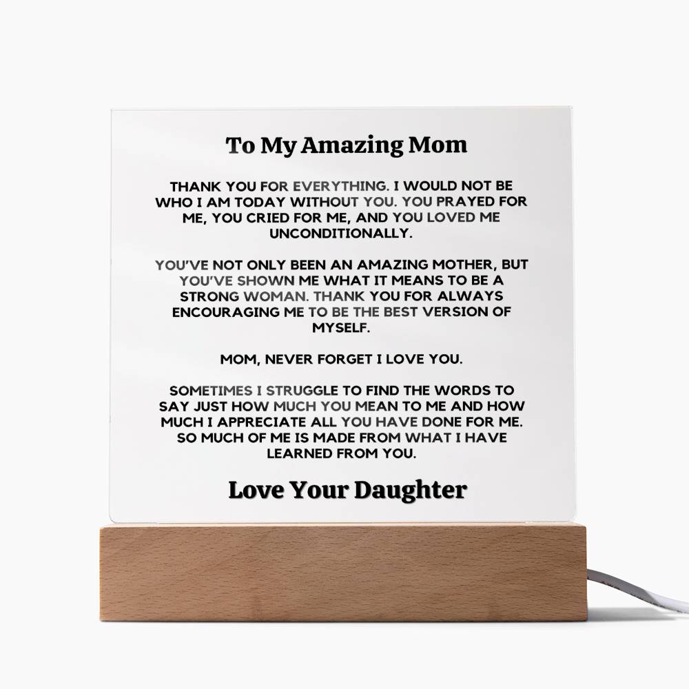 Thank You Mom
