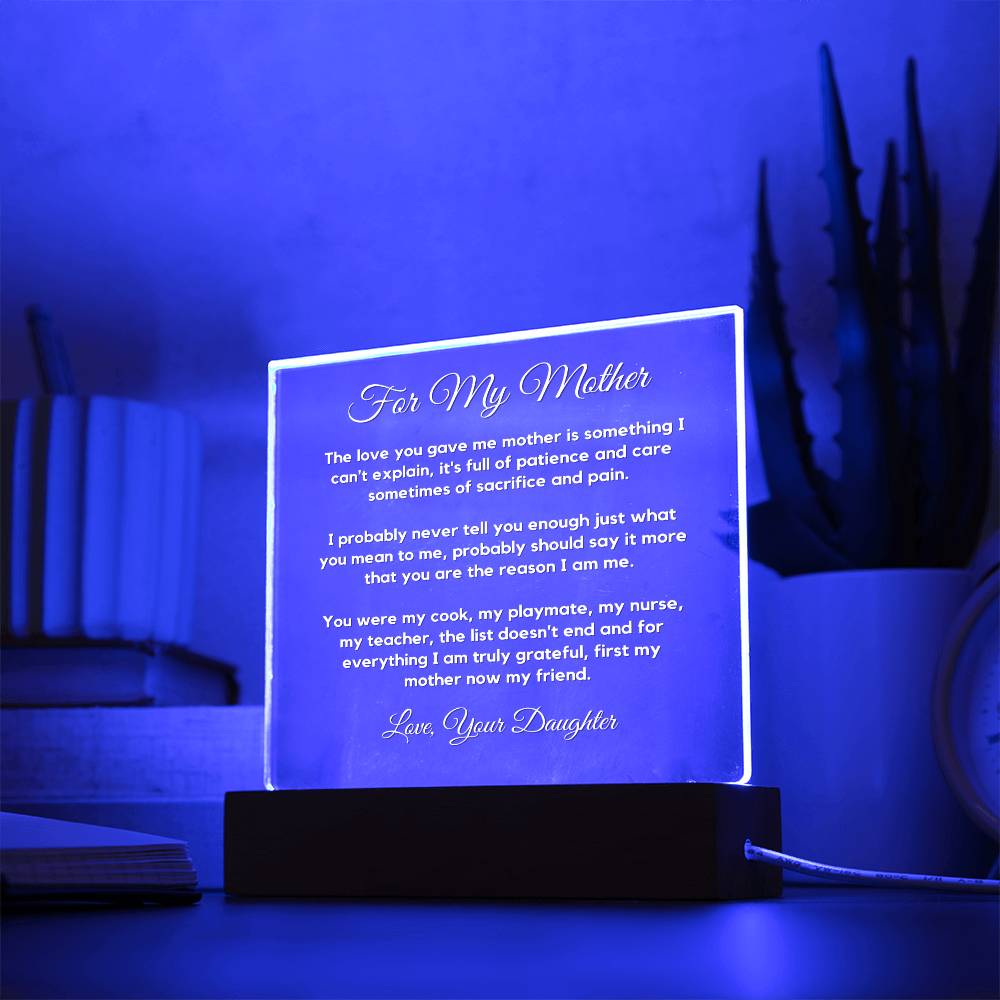 For My Mother