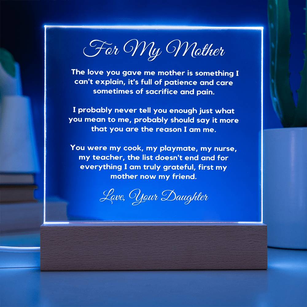 For My Mother