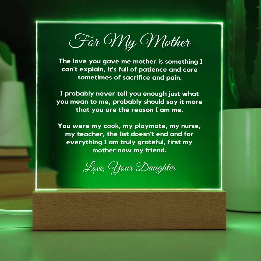 For My Mother