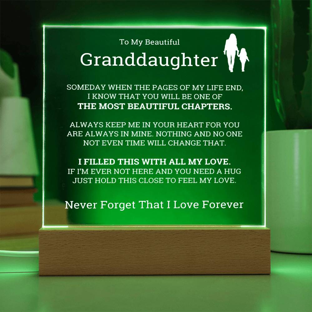 My Dear Granddaughter