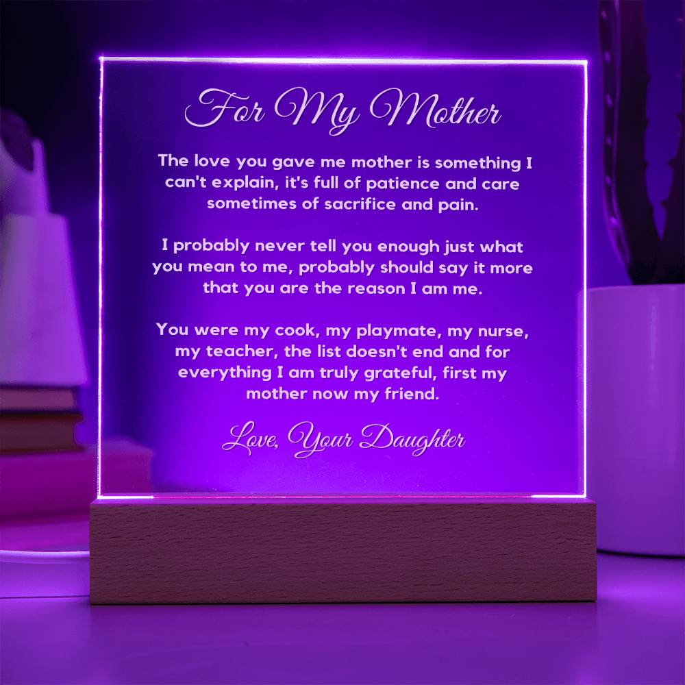 For My Mother