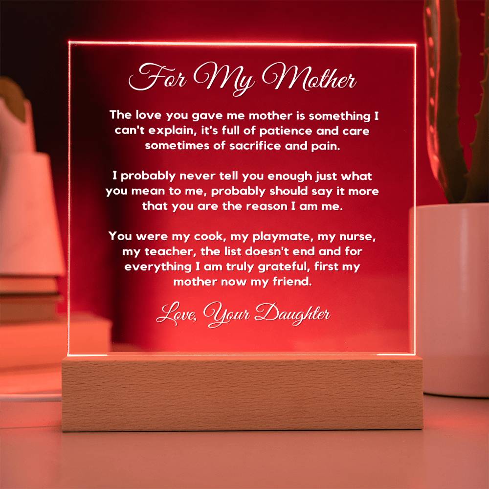 For My Mother