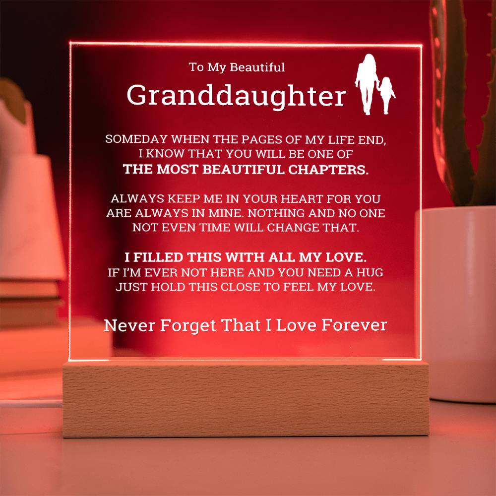 My Dear Granddaughter