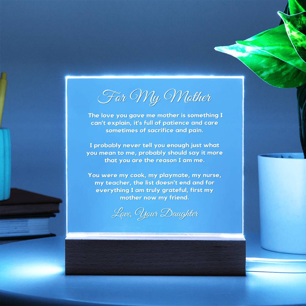 For My Mother