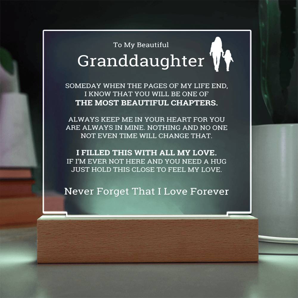 My Dear Granddaughter