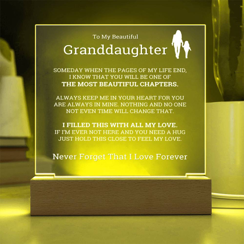 My Dear Granddaughter