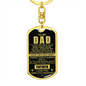 Thank You Dad - Key Chain