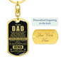 Thank You Dad - Key Chain