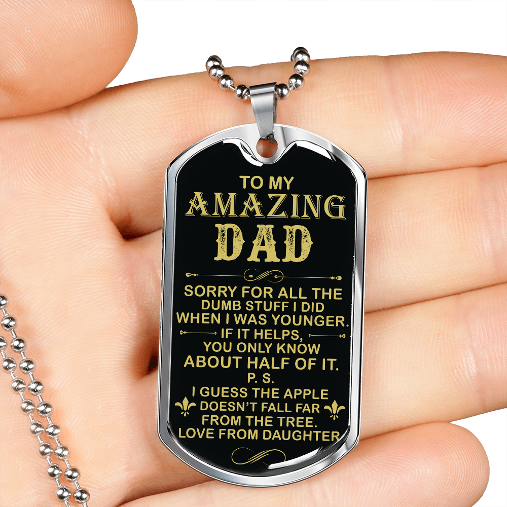 Amazing Dad - Dog Tag
