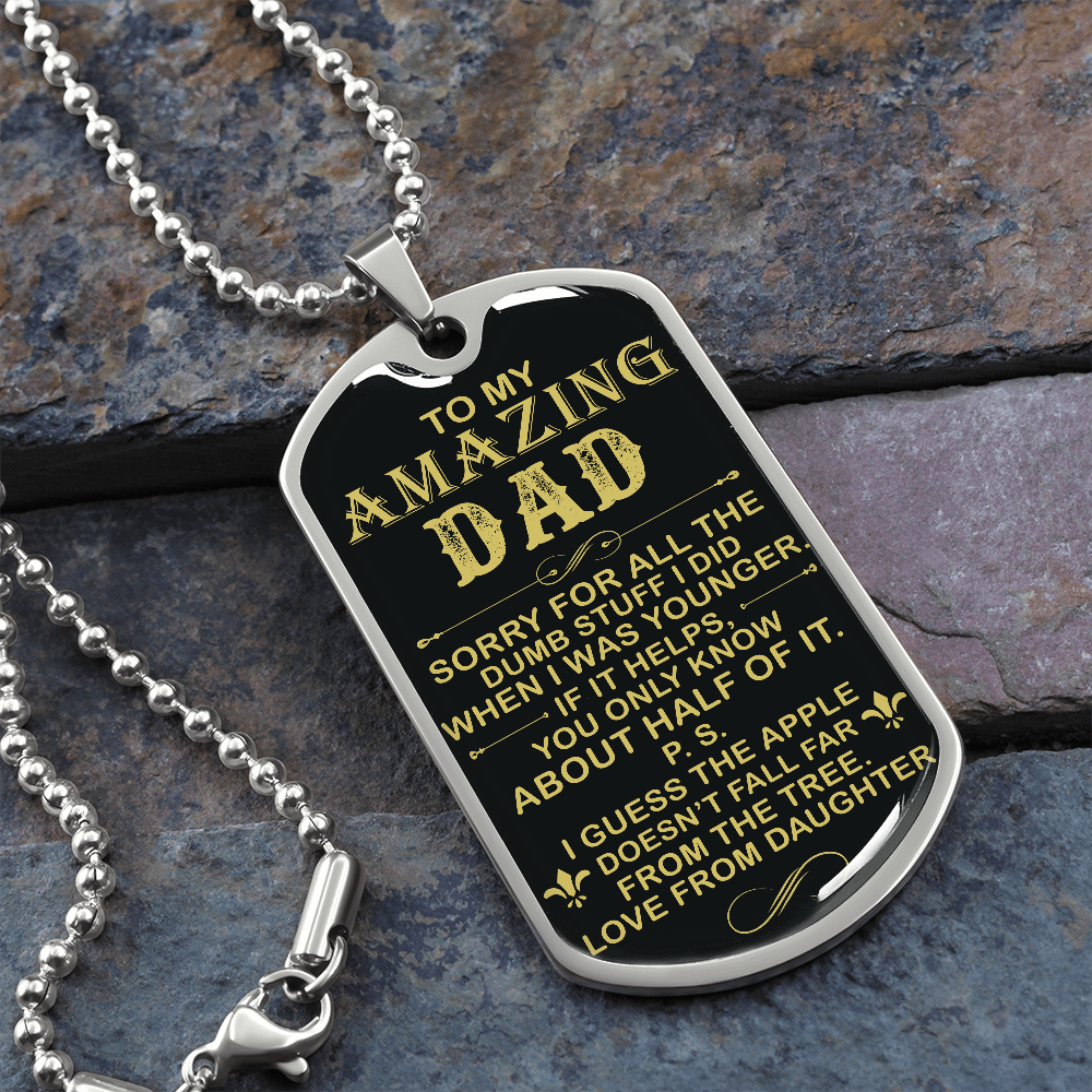 Amazing Dad - Dog Tag