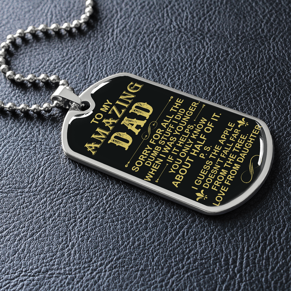 Amazing Dad - Dog Tag