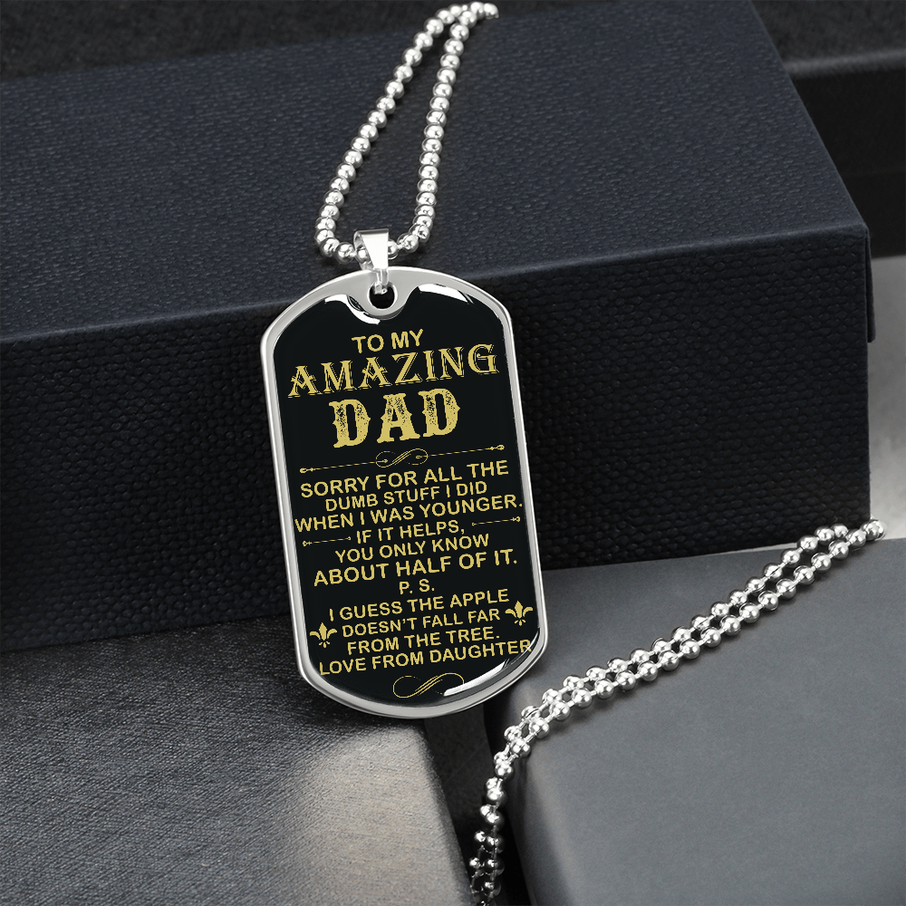 Amazing Dad - Dog Tag