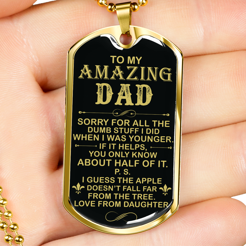 Amazing Dad - Dog Tag