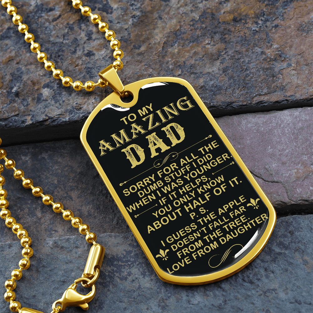 Amazing Dad - Dog Tag