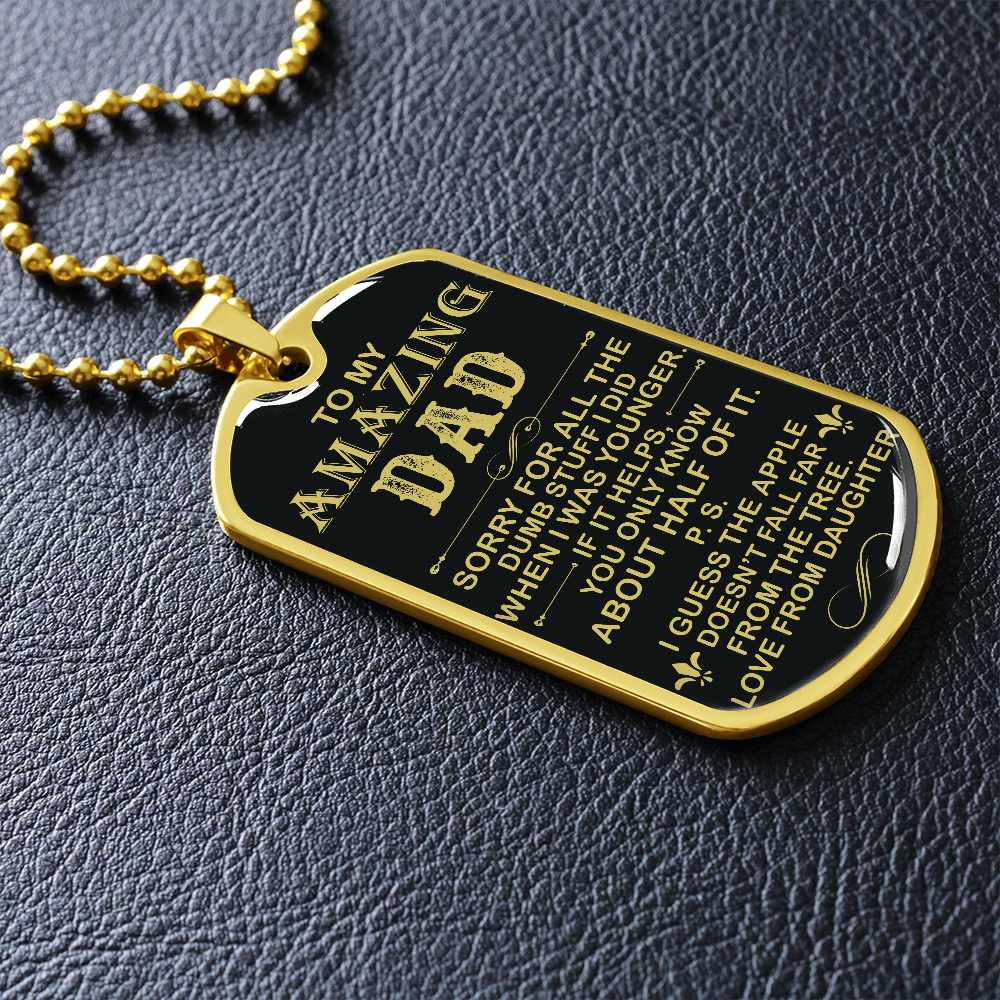 Amazing Dad - Dog Tag