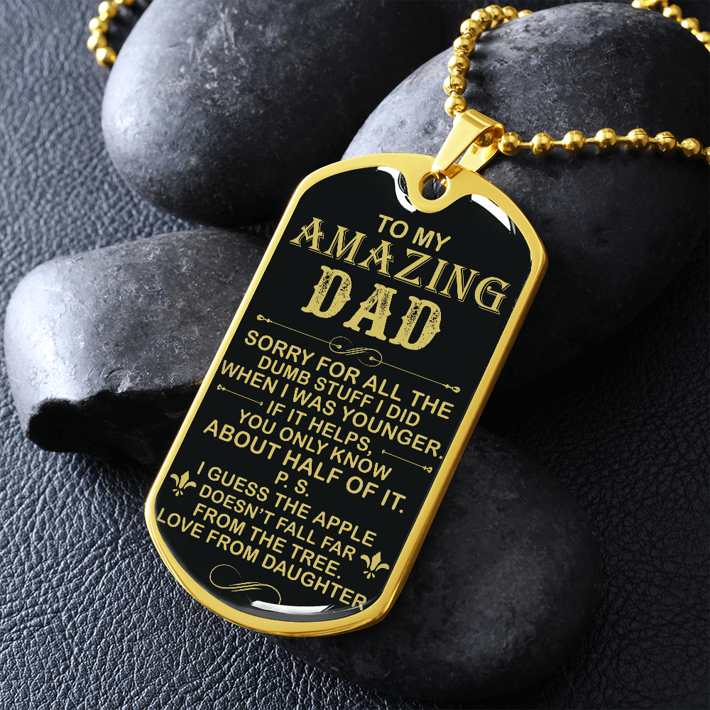 Amazing Dad - Dog Tag