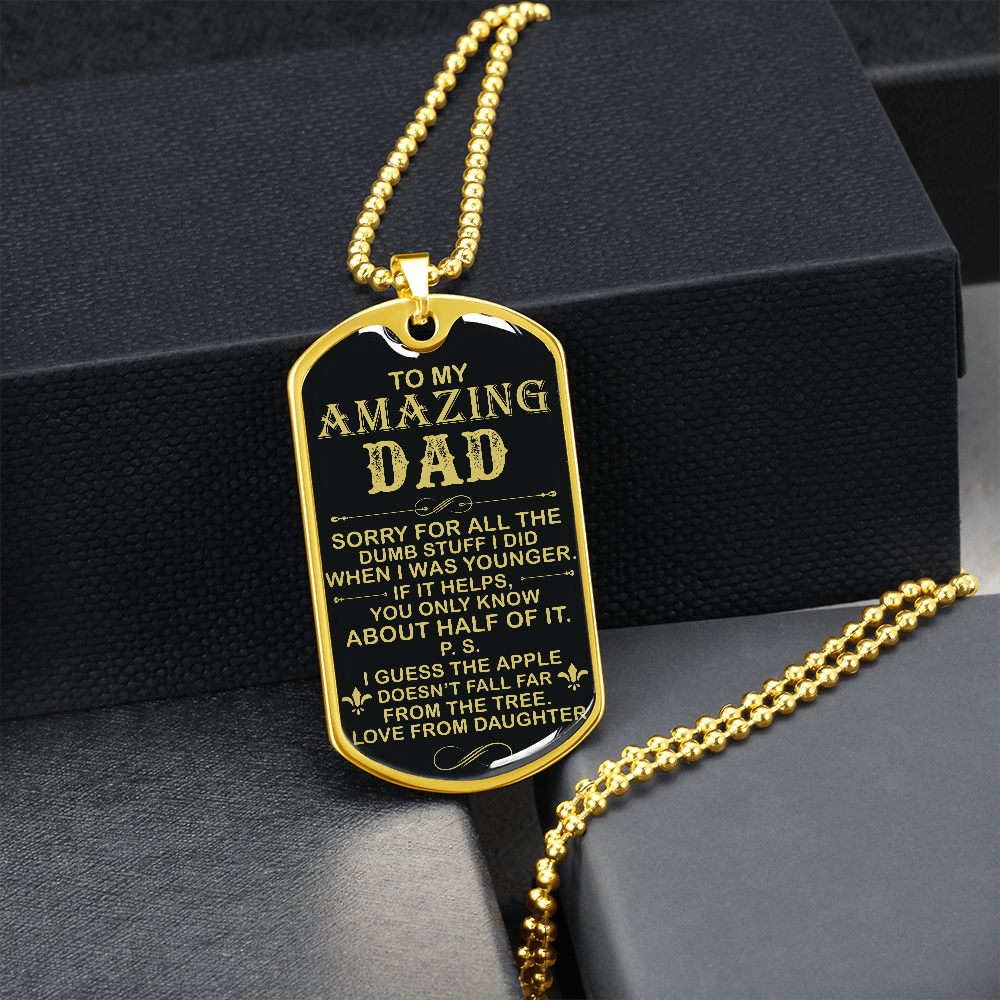 Amazing Dad - Dog Tag