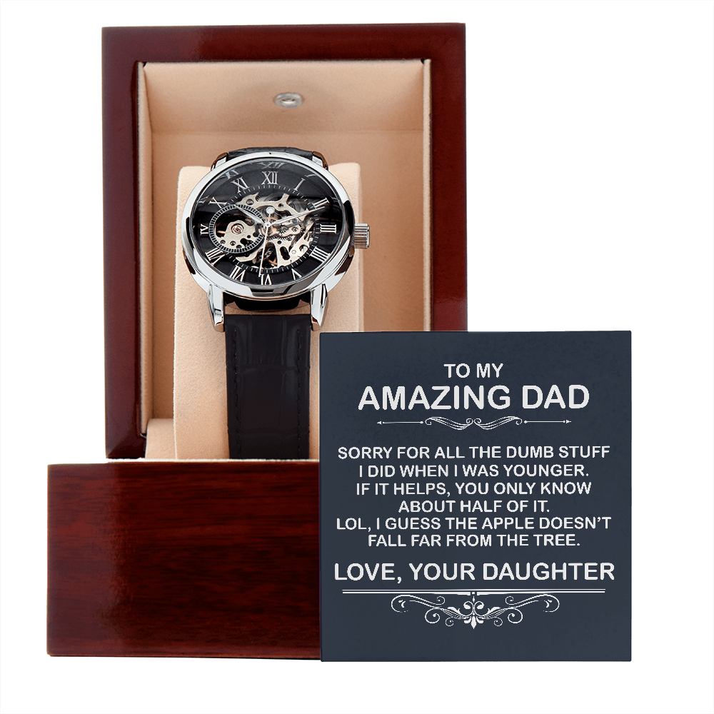 Amazing Dad - Skeleton Watch