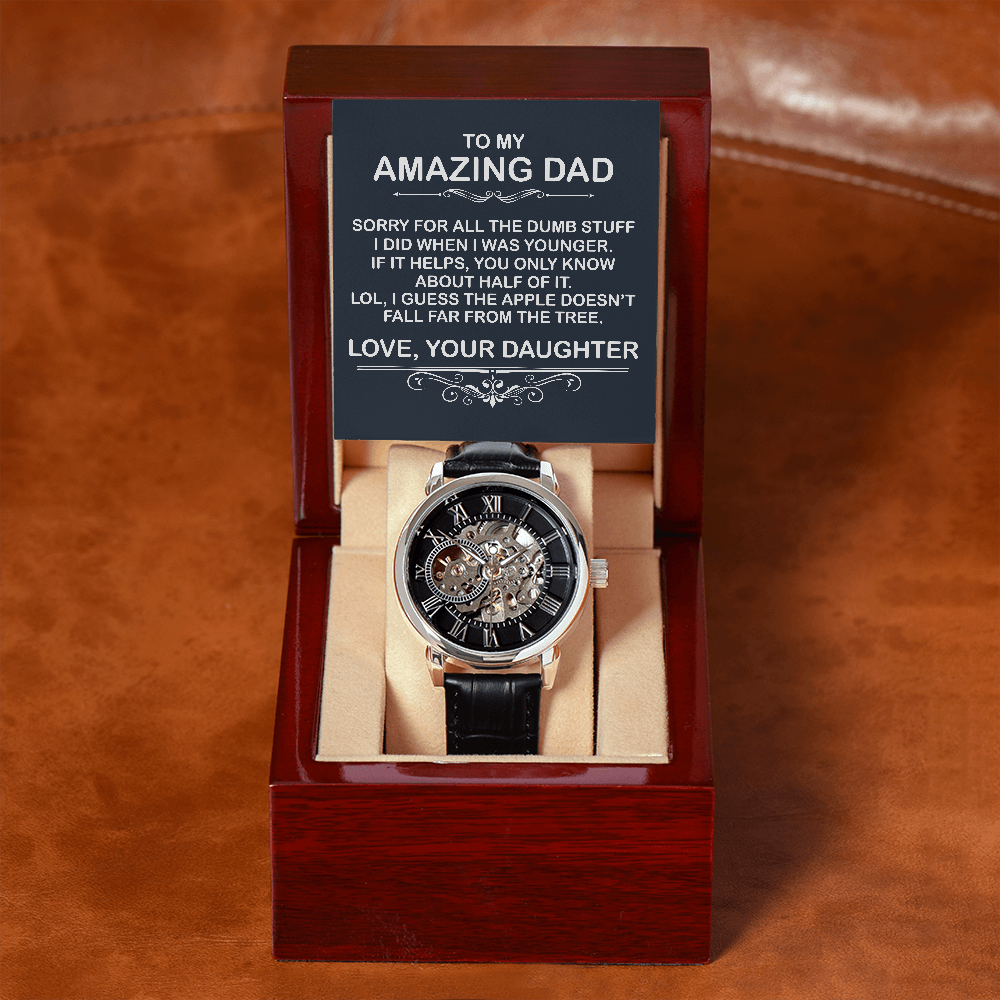 Amazing Dad - Skeleton Watch
