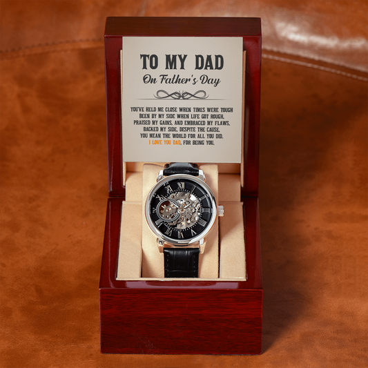 I Love You Dad - Skeleton Watch